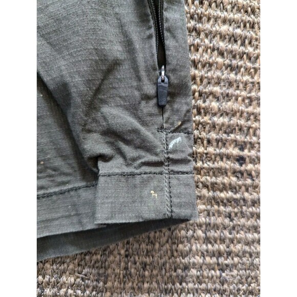 Bylt Cargo Shorts Mens XL Green Ripstop Weekender Drawstring W/ Small Stains - Picture 4 of 6